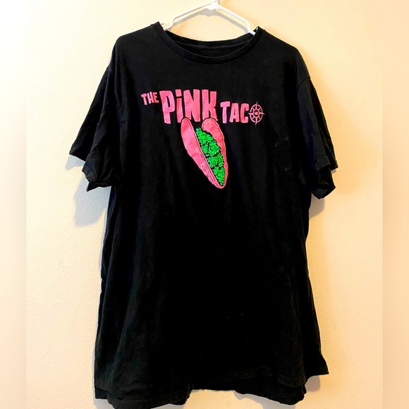 Vintage Pink Taco T Shirt Mens Sz XXL - Picture 1 of 7